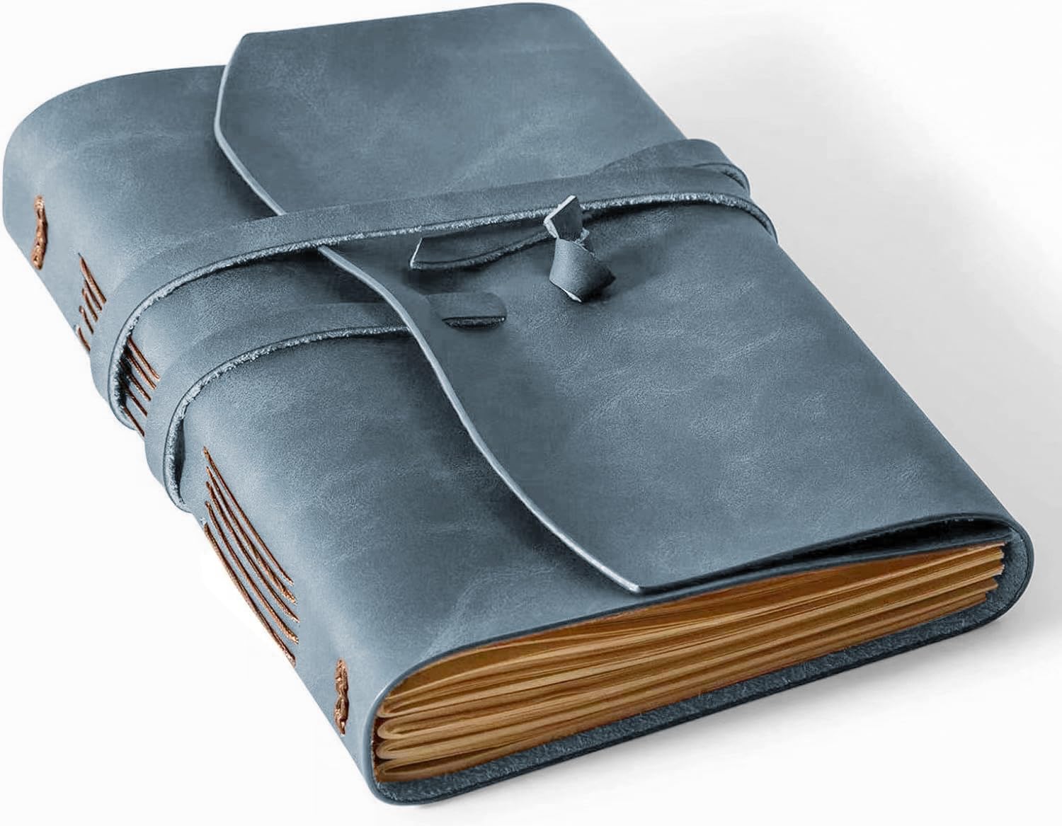 Riliho Leather Journal Notebook - Genuine Leather Journals For Writing 5X7.1 Inch, Vintage Journal For Women And Men, Artist,Tra