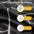 Maxyoyo Black Geometric Pattern Futon Mattress, Japanese Floor Mattress Quilted Bed Mattress Topper, Extra Thick Folding Sleeping Pad Breathable Floor Lounger Guest Bed For Camping Couch, Full