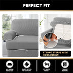 Princedeco T Cushion Sofa Slipcover 3 Pieces Sofa Covers For T Cushion Sofa Soft Couch Cover Sofa Slip Covers Furniture Covers W