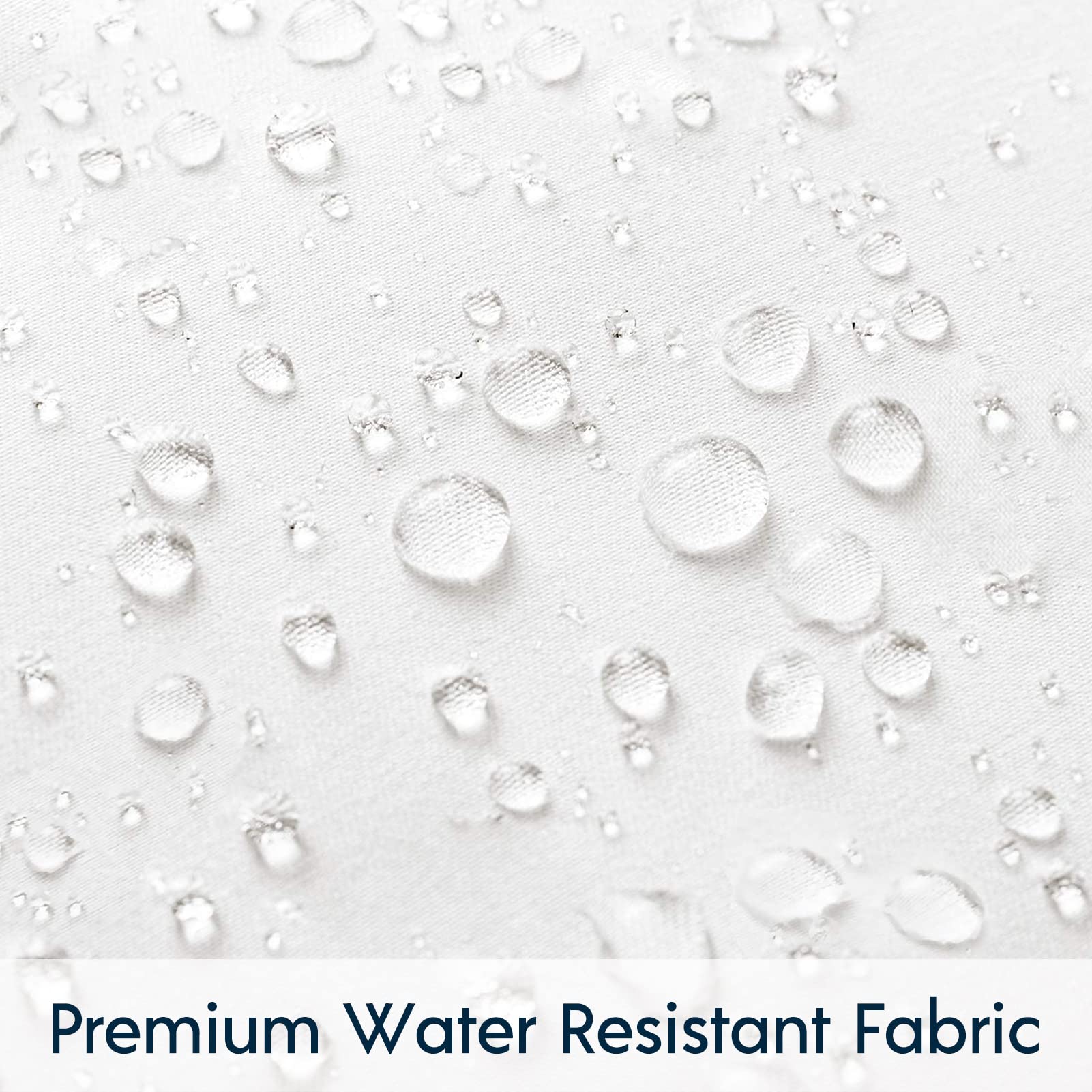 Phantoscope Outdoor Pillow Inserts - Square Form Water Resistant Microfiber Throw Pillows, Couch Sham Cushion Stuffer 20 X 20 Inches, 2 Count