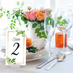 Acrylic Place Card Holders 1.2 Inch Name Card Holder Stands Clear Table Number Stands Wedding Sign Holders Card Display Stand Fo
