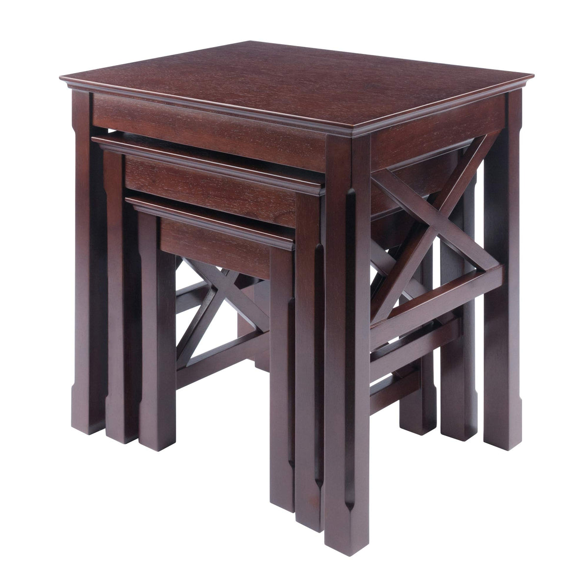 Winsome Xola Nesting Tables, Cappuccino