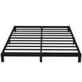 EMODA 6 Inch Full Size Bed Frame Heavy Duty Metal Platform No Box Spring Needed, Easy Assembly Noise Free, Black