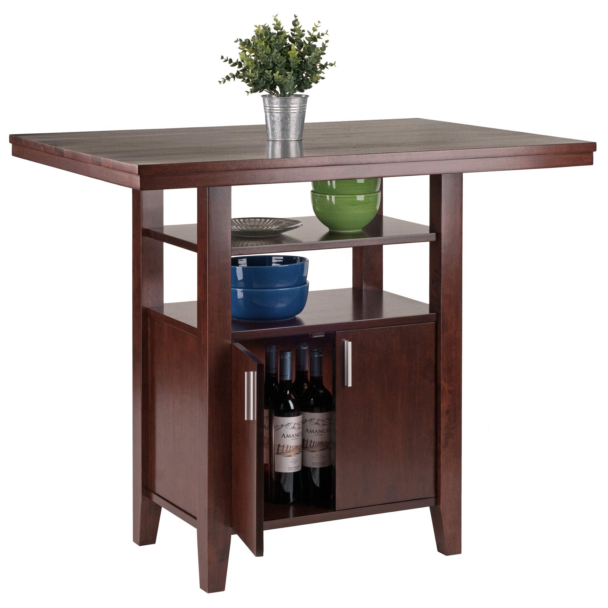 Winsome Wood Albany, 3 Piece Set, Walnut