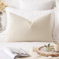 Miulee Velvet Soft Soild Decorative Square Throw Pillow Cover Cushion Case For Spring Sofa Bedroom Car 12 X 24 Inch 30 X 60 Cm C