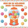 Welcome Back To School Bubble Gumballs Bulletin Board Decoration Set Colorful Bubble Gumball Cutouts With 4 Adhesive Dots Gum On