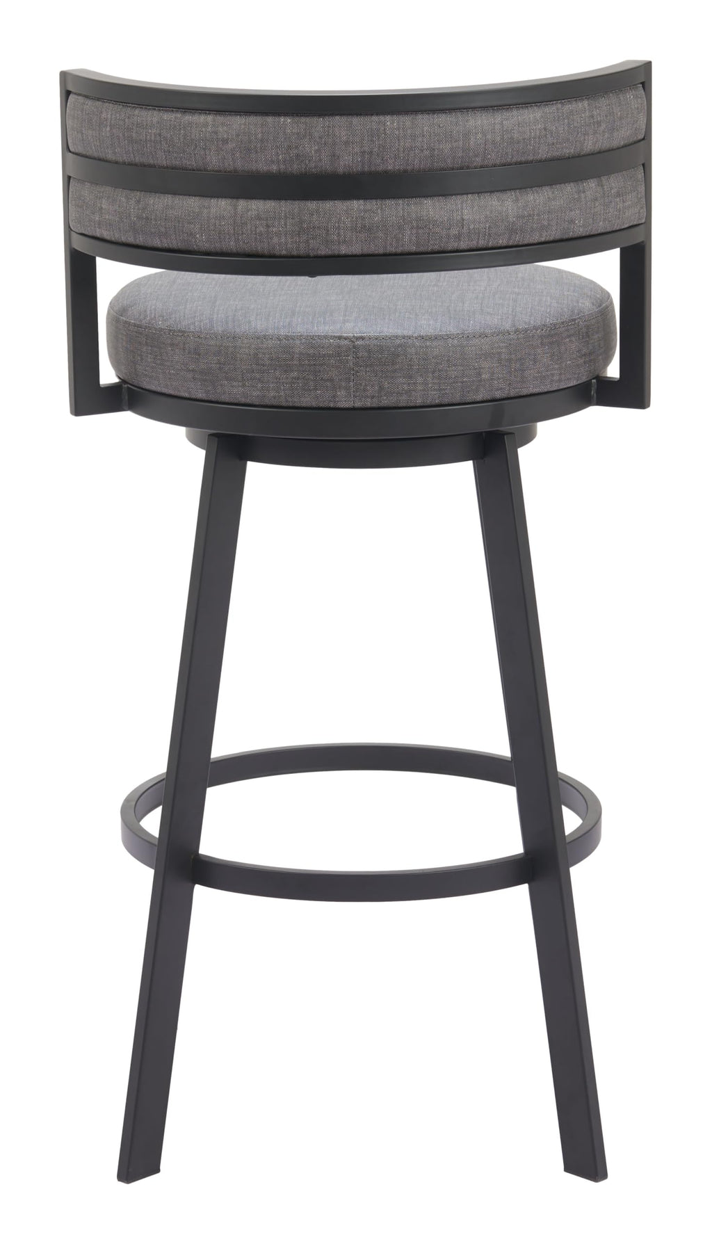 Zuo Gimsby Swivel Barstool Gray