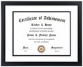 ELSKER&HOME 11x14 Diploma Frame, 8.5x11 Certificate&Document with Mat or 11x14 Inch Without Mat, Black Frames, Display Degree or