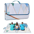 Picnic Blanket, Foldable Waterproof Sand Mat, 59 x 79 Extra Large Picnic Blanket,Outdoor Mat Beach Blanket for Camping Hiking Tr