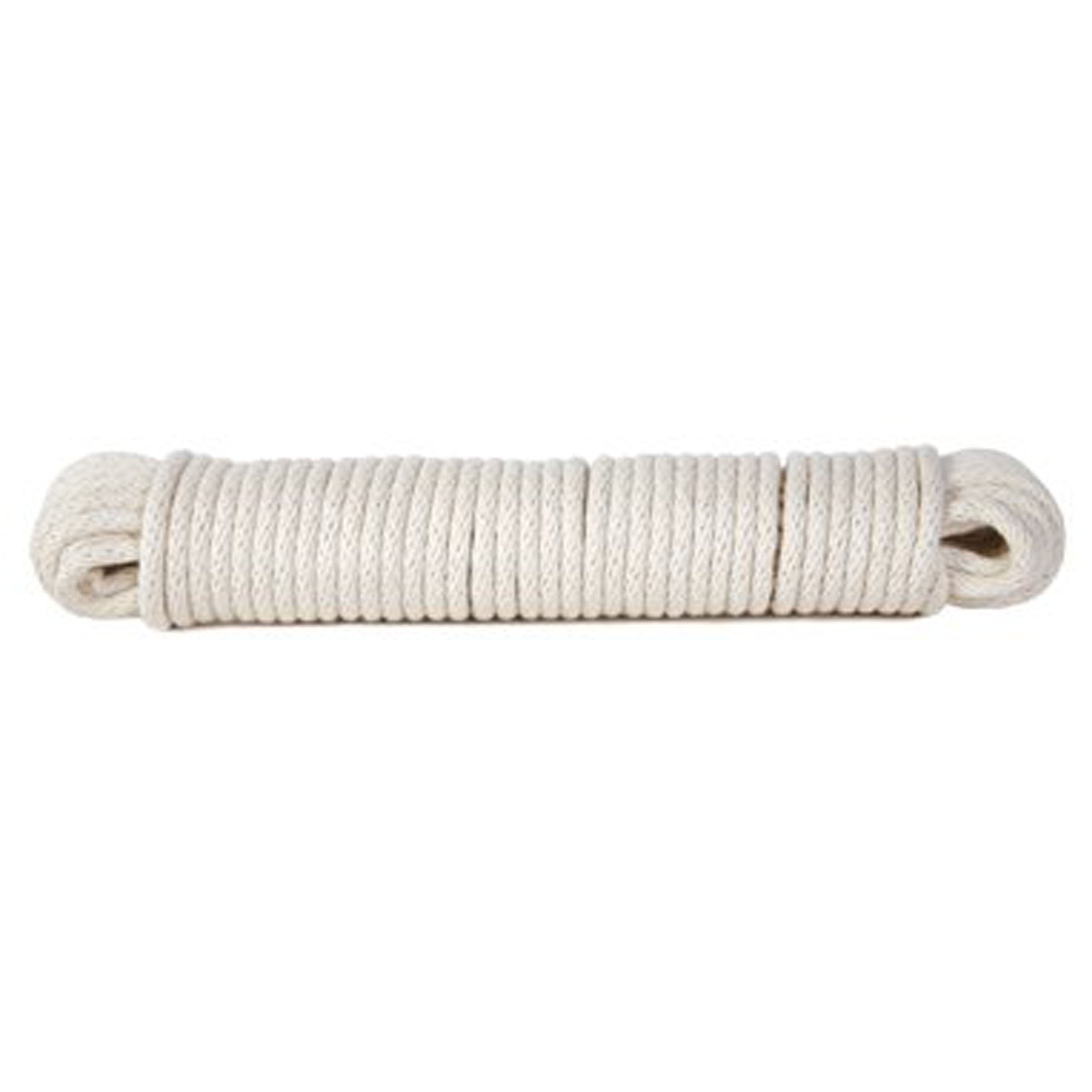 Koch Industries 5620727 Cotton Braided Clothesline, 7/32 Inch x 200-Feet, White