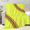 Mastiee Softball Blanket For Girls, Softball Gifts For Team Girls 8 9 10 11 12 Years Old Softball Lovers, Kids Adults Sport Soft