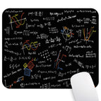Wknoon Maths Science Gaming Mouse Pad Custom Design, Colorful Math Formulas Slide Art Mouse Pads Cute Mat