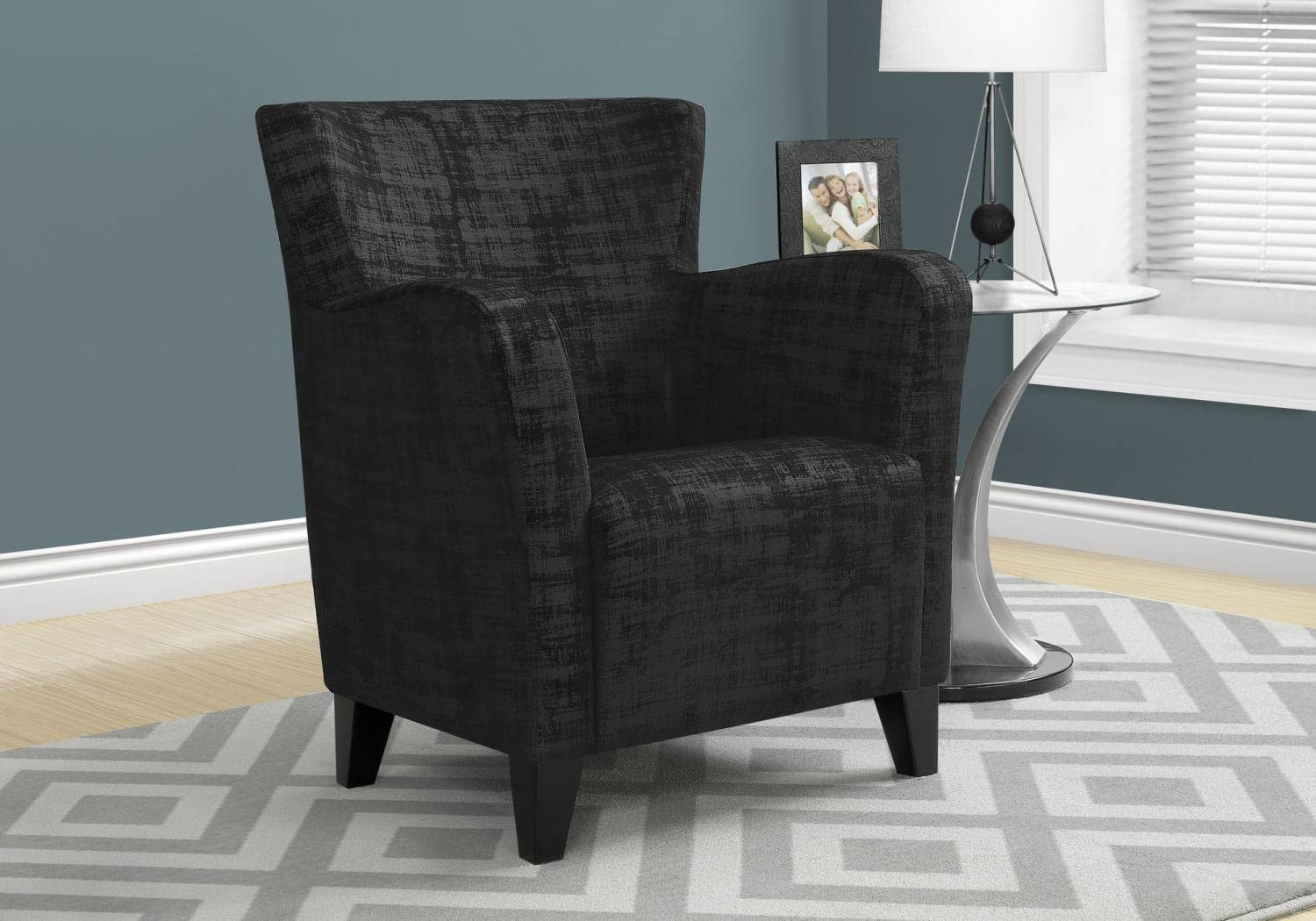 Monarch Specialties I Accent Chair, Black