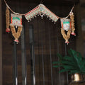 I Jewels Traditional Toran Artificial Flower Garlands Handmade Door Entrance Hanging Home Wall Decoration for Diwali (HD04)