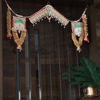 I Jewels Traditional Toran Artificial Flower Garlands Handmade Door Entrance Hanging Home Wall Decoration for Diwali (HD04)