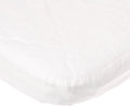 Babydoll Bedding Fitted Waterproof Cradle Mattress Protector, 15X33, White