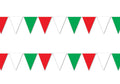 Beistle S50702-RWGAZ2 Pennant Banners, 2 Piece, 17 x 30, Red/White/Green