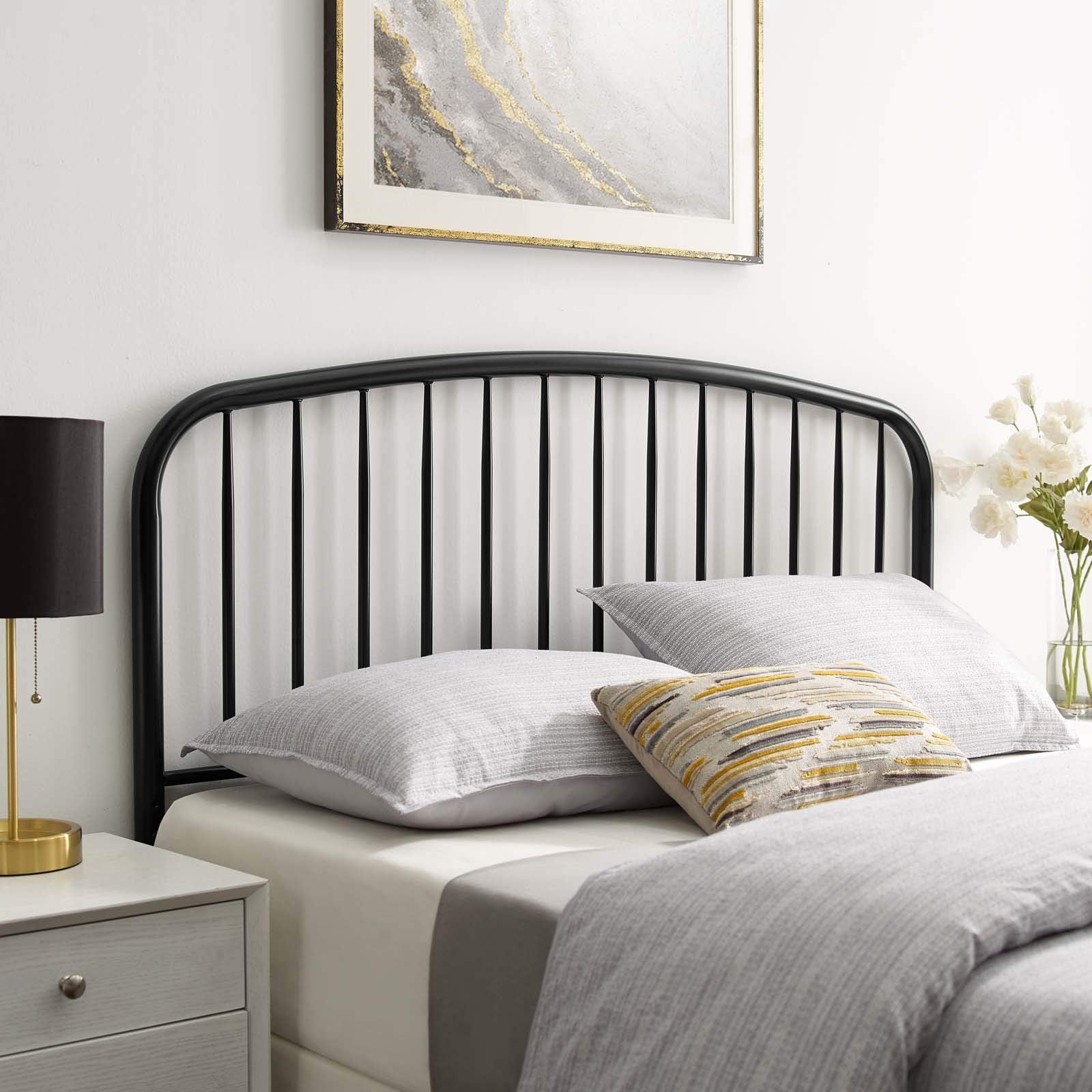Modway Nova Queen Metal Headboard - Thumbnail 2