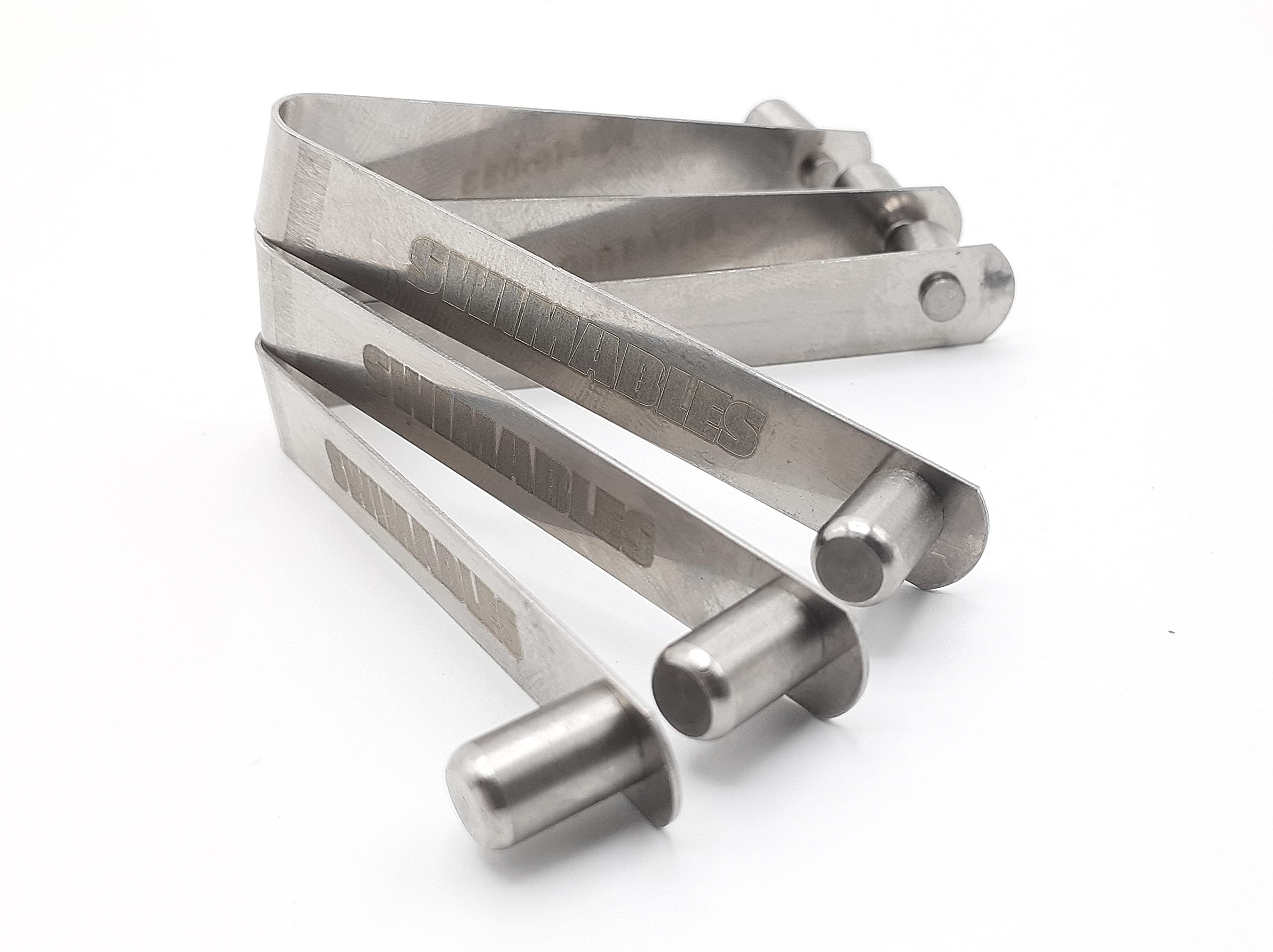 Swimables Stainless Steel Universal V-Clip For All Swimming Pool And Spa Skimmer/Nets, Brushes Or Poles - Works For Above Ground