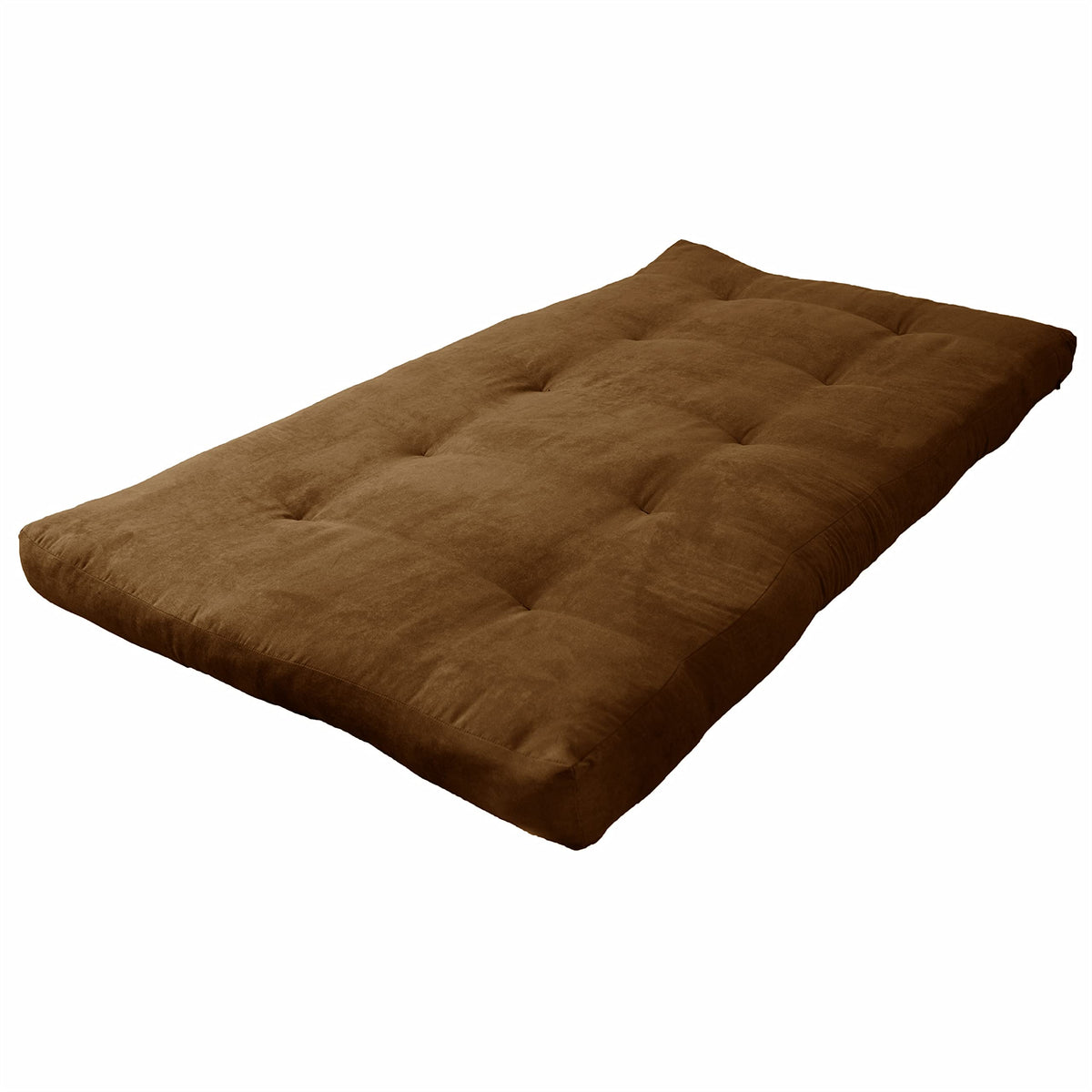 Blazing Needles Vitality 6&quot; Microsuede Futon Mattress, Twin, Chocolate