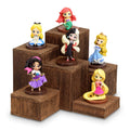 MOOCA Wooden 6 Pcs Square Risers for Display Jewelry and Accessories Display Stand Wooden Display Risers, Wood Jewelry Risers Wo
