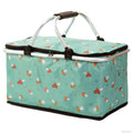 Aikolesa Insulated Picnic Basket, Collapsible Shopping Baskets with Handles