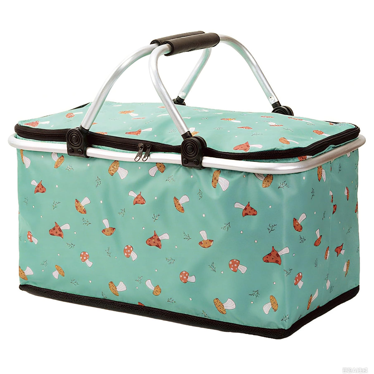 Aikolesa Insulated Picnic Basket, Collapsible Shopping Baskets with Handles