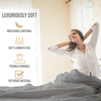Abeero Home California King Sheet Set - Luxury Hotel Bed Sheet - Soft Cooling Sheet With Elastic Corner Strap - Deep Pocket Micr