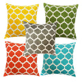 Pink Parrot Multi Colour Printed Cotton Cushion Cover Set Of 516X16 Inch