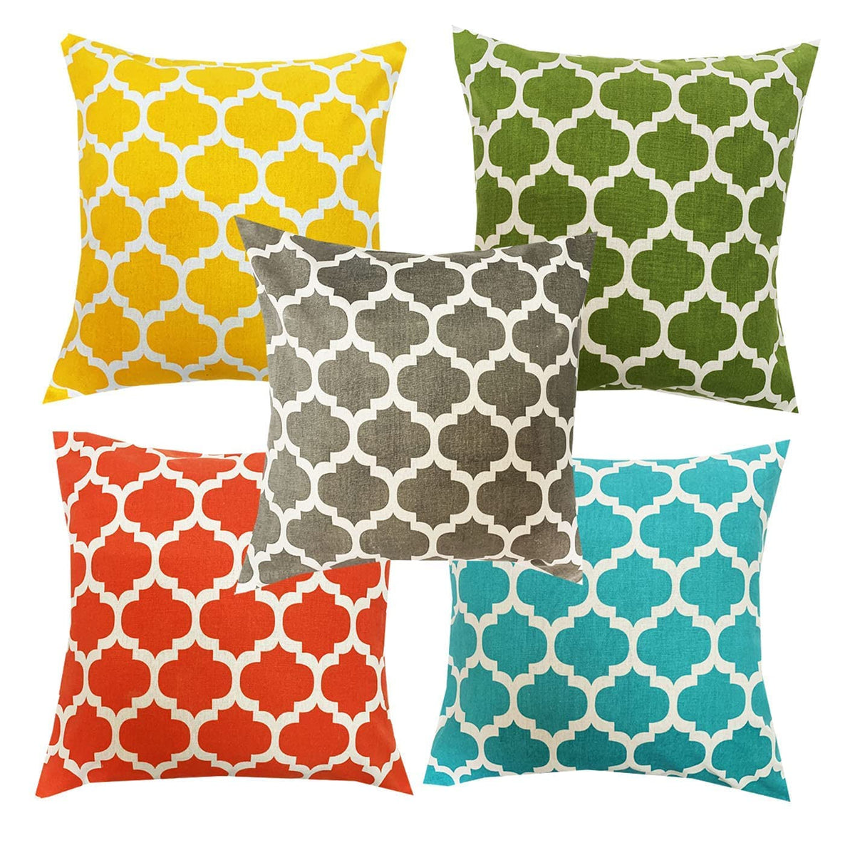 Pink Parrot Multi Colour Printed Cotton Cushion Cover Set Of 516X16 Inch