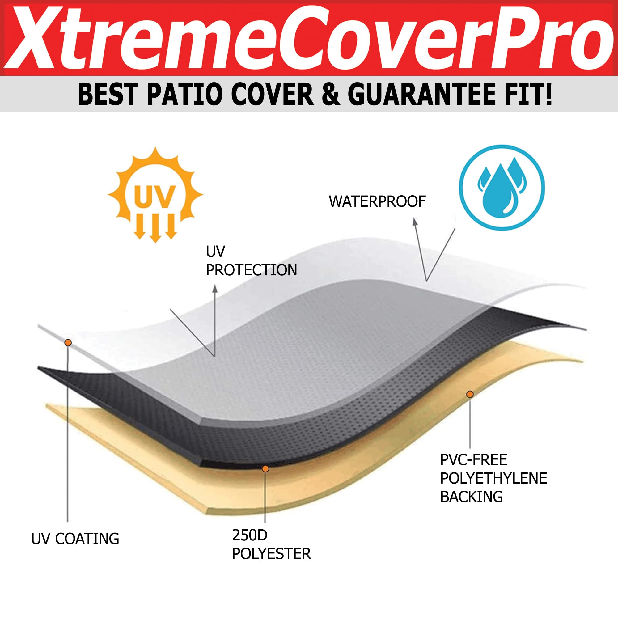 30X27X48 Uv-Proof Waterproof Furniture Patio Cover 30D X 27W X 48H Breathable Dust Proof Sofa Table Chair Storage Bar High Chair