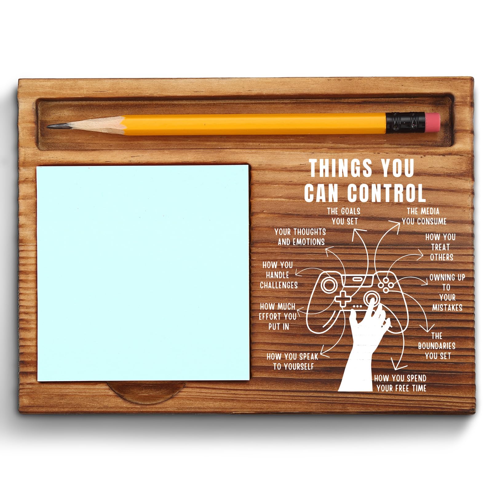 Things You Can Control Mental Health Sticky Note Holder, Therapy Office Decor Calm Corner School Counselor Office Psychologist G