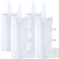 Abccanopy 150 Lbs Extra Large Canopy Sand Bags, 4-Pack, White (Without Sand)