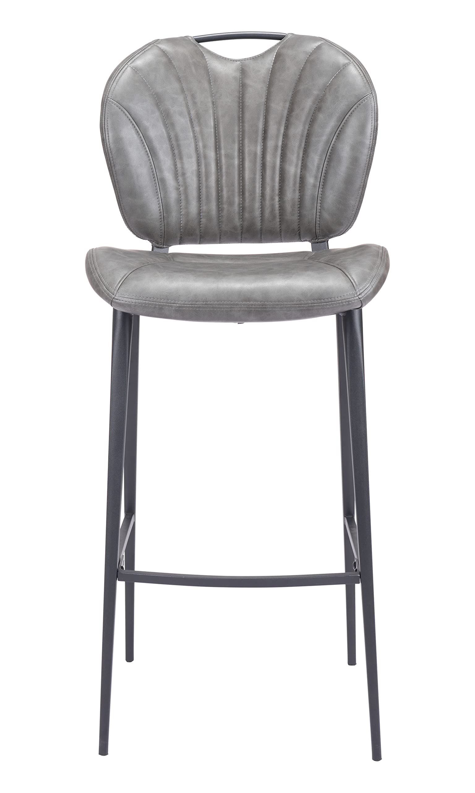 Zuo Terrence Barstool Vintage Gray