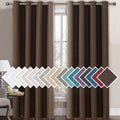 H.VERSAILTEX Linen Blackout Curtain 84 Inches Long for Bedroom/Living Room Thermal Insulated Grommet Linen Curtain Drapes Primit