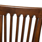 Baxton Studio Minette Modern Fabric Dining Chair, Grey and Walnut, 4/Pack (163-4P-9879-HIT)