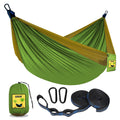 SZHLUX Camping Hammock Double & Single Portable Hammocks with 2 Tree Straps, Great for Hiking,Backpacking,Hunting,Outdoor,Beach,