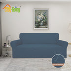 Easy-Going 100% Waterproof Couch Cover, Dual Waterproof Sofa Cover, Stretch Jacquard Sofa Slipcover, Leakproof Furniture Protector For Kids, Pets, Dog And Cat (Oversized Sofa, Bluestone)