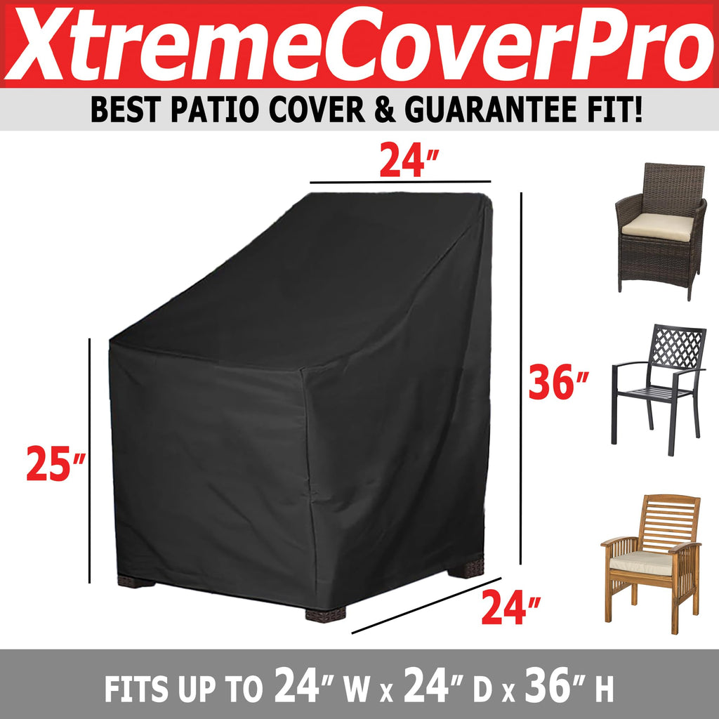 24X24X36 Uv-Proof Waterproof Furniture Patio Cover 24L X 24W X 36H Breathable Dust Proof Sofa Table Chair Storage Bar High Chair