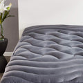 Sleep Zone Cooling Twin Mattress Topper For Single Bed, Premium Zoned Quilted Mattress Pad, Fitted Mattress Protector Cover, Mac