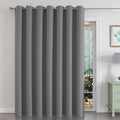 Joydeco Sliding Door Curtains, Light Grey Curtains 100 X 90 Inches, Extra Wide Curtains For Patio Sliding Door Living Room, Room