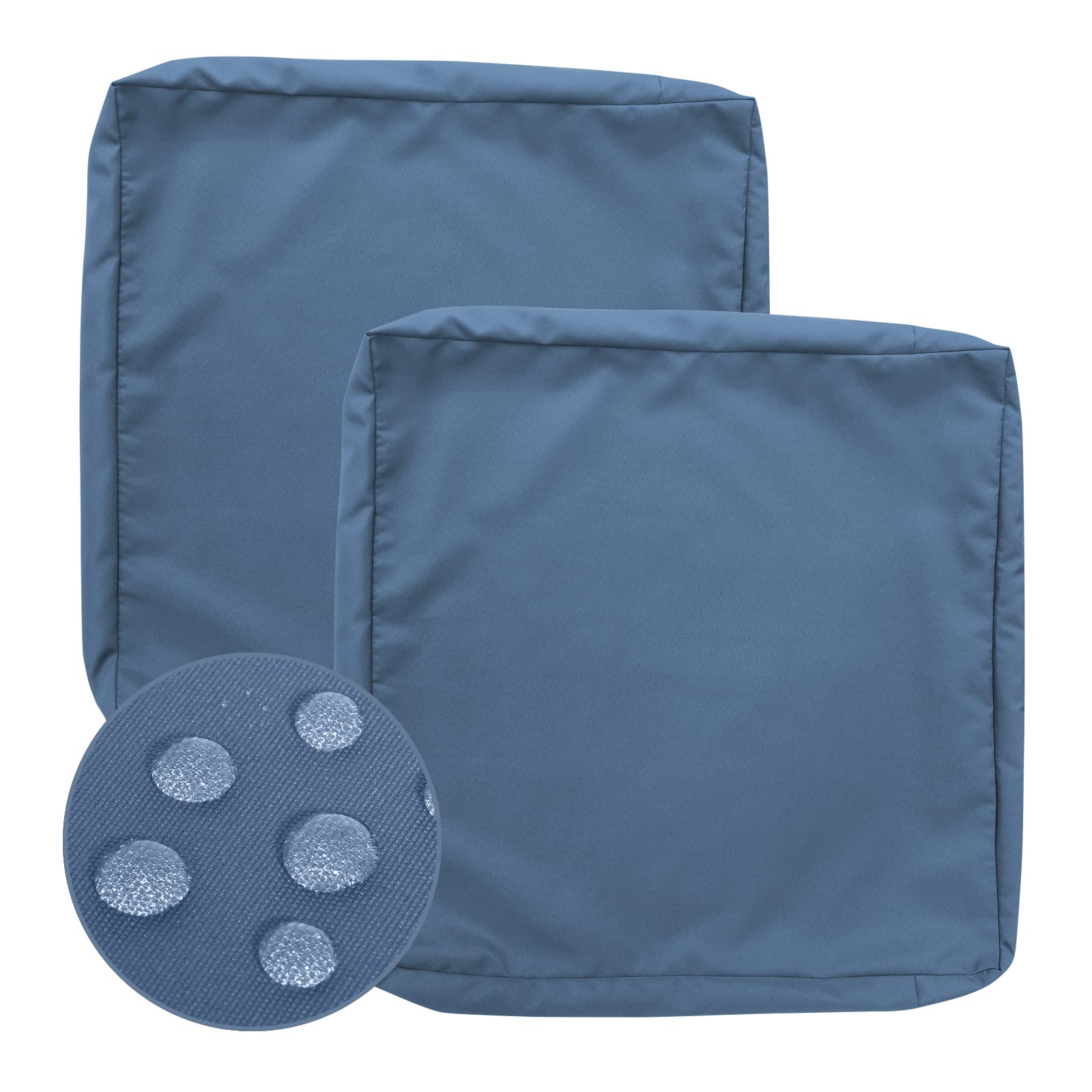 Gueglsa Outdoor Cushion Replacement Covers 25X25X5, Water Repellent Patio Cushion Slipcovers, High Uv Resistant Replacement Cush
