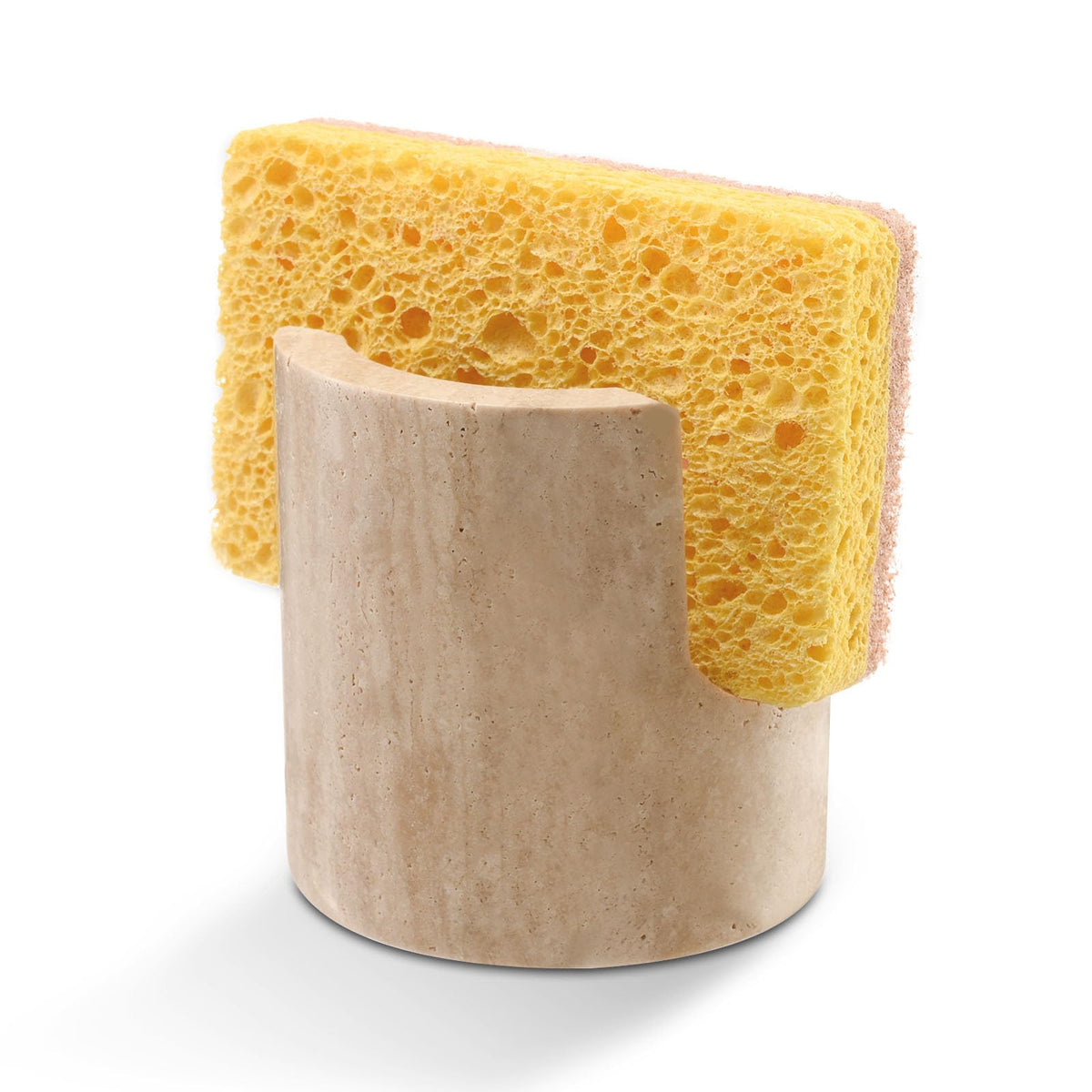HAMAKAWA Natural Beige Marble Travertine Sponge Rack