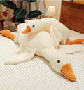 Bacmaze Goose Stuffed Animal Plush Pillow Big Duck Plushies Doll Cute Toy Goose Plush Xmas Gifts 20' (19.7 Inch, White Goose)