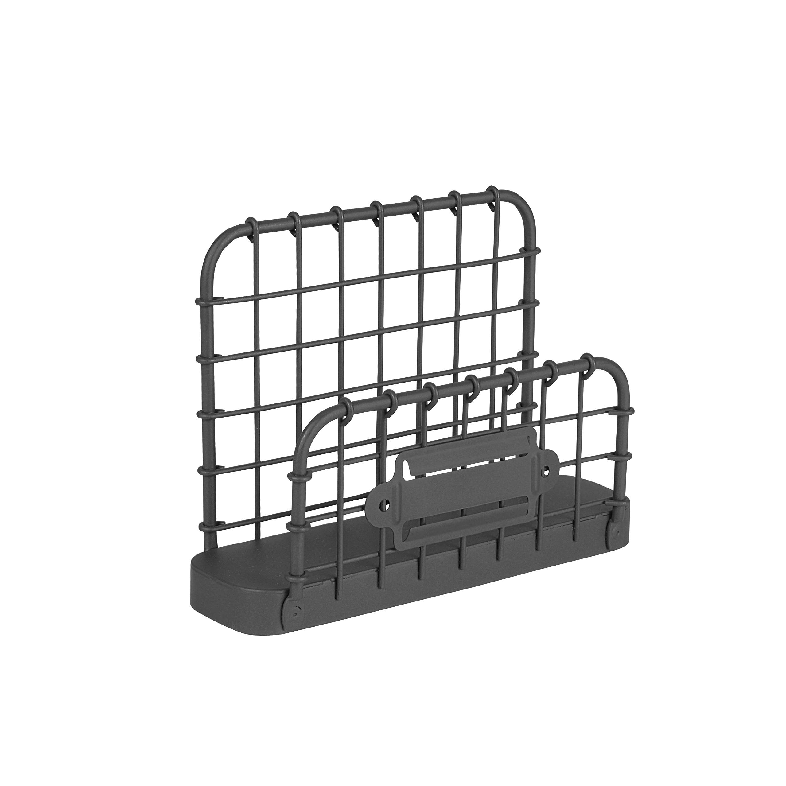 Spectrum Diversified Desktop Letter Holder Modern Farmhouse D  Cor, Home Office Rustic Name Plate, Vintage Mail Storage & Desk O