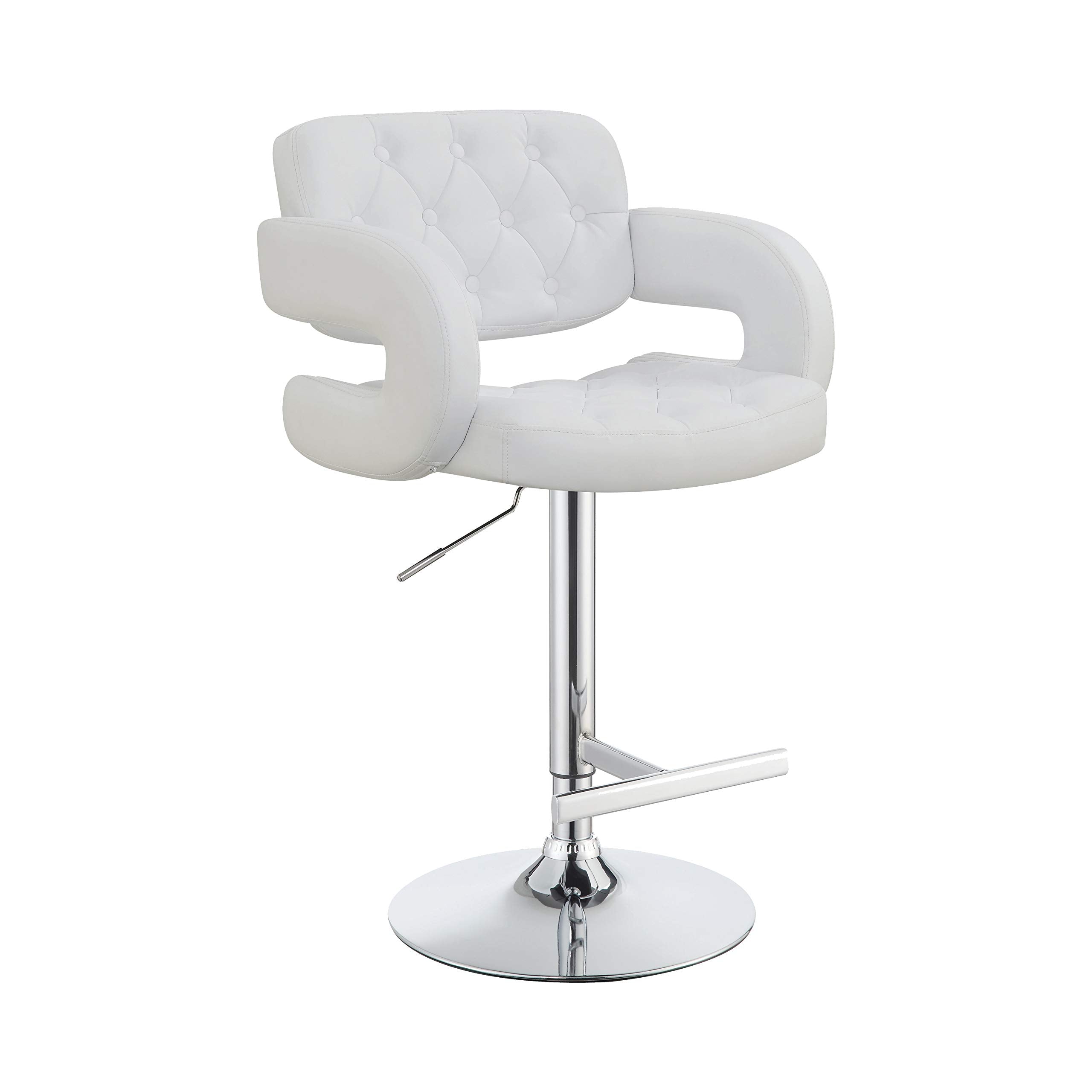 Benzara Bar Stool White