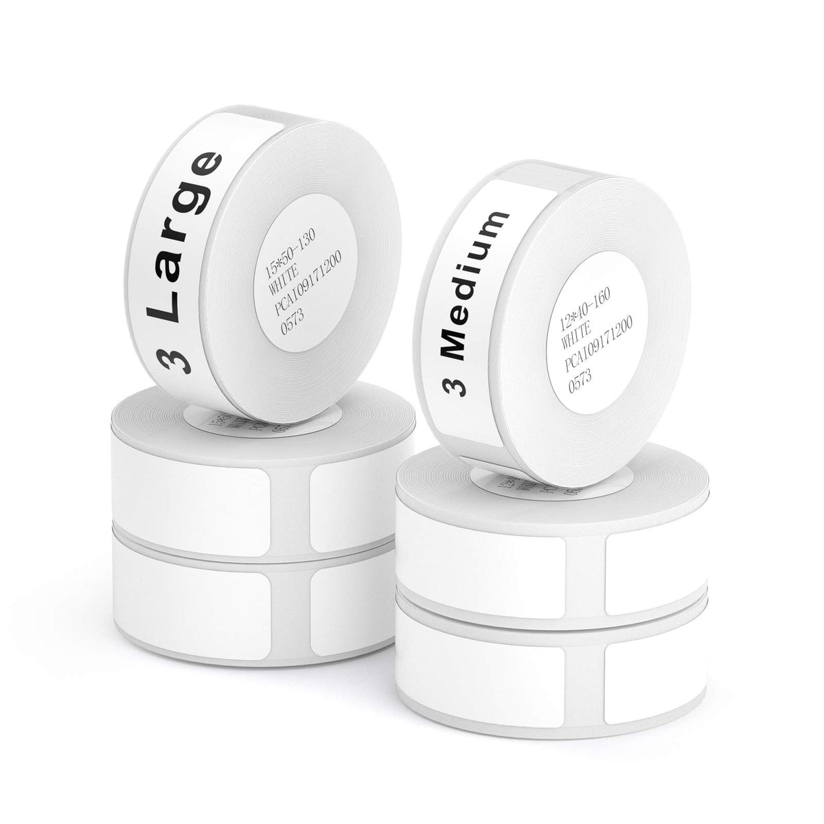 Label Maker Tape Niimbot D11 6 Rolls Adapted Cable Label Print Paper Standard Laminated Office Labeling Tape Replacement For D11