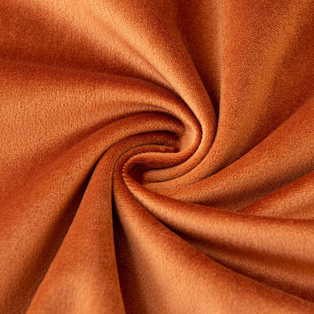 Juspurbet Burnt Orange Decorative Velvet Throw Pillow Covers 16X16 Inch Set Of 2,Broadside Soft Cushion Case With Invisible Zipp
