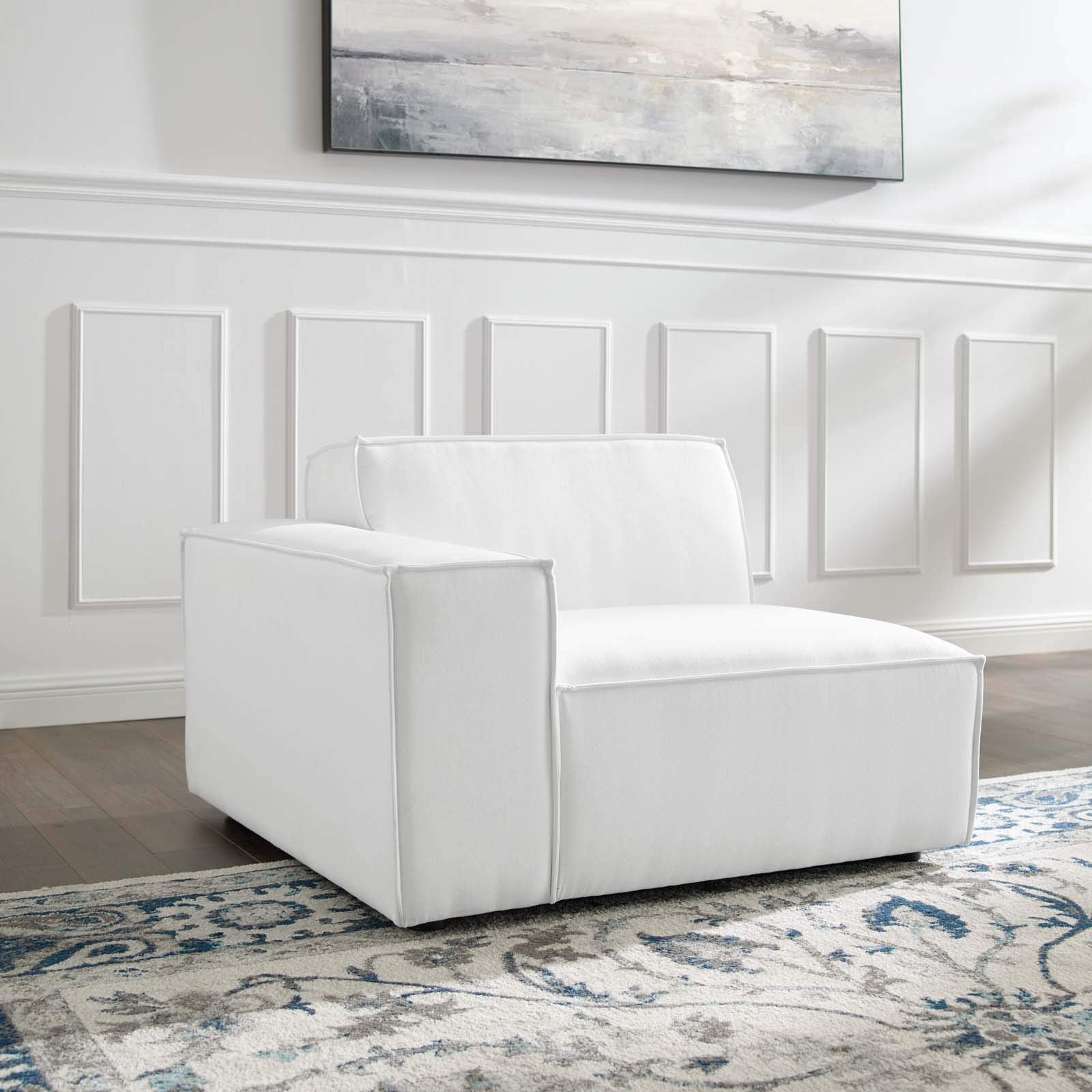 Modway Eei-3870-Whi Restore Right-Arm Sectional Sofa Chair, White