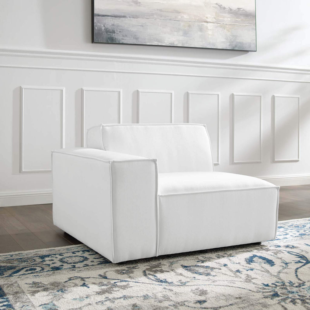 Modway Eei-3870-Whi Restore Right-Arm Sectional Sofa Chair, White